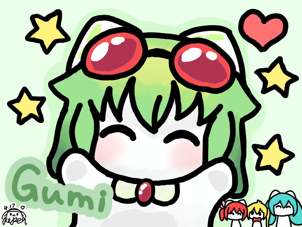 PieceOfPaper417's tweet photo. ✨Gumi✨
#Miku 
#Teto 
#neru
#GUMI https://t.co/b09rdYKGq4