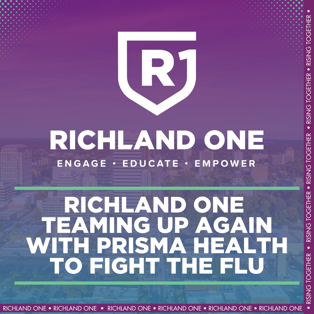 Again this year, Richland One is teaming up with <a href="/theprismahealth/">Prisma Health</a> to fight the flu in our community.  

A free flu shot clinic will take place tomorrow (Saturday, October 18) at <a href="/DreherHigh/">Dreher High School</a> from 9 a.m.-1 p.m.  

More: richlandone.org/details/~board…

#RisingTogether