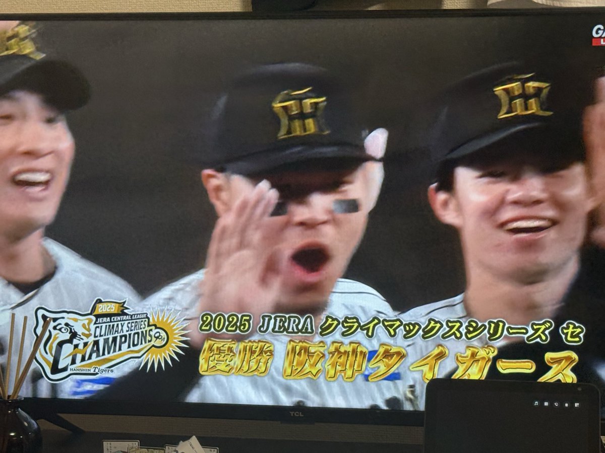 とらほー＼(^o^)／
CS優勝🏆
日本シリーズ進出！！
#hanshin