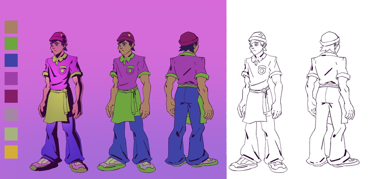 OpiaGames's tweet image. Last drop on Sydless trailer before the WE 🤓🎾💫
#indiegame #IndieAnimation #indiegamedevelopers #conceptart #characterdesign