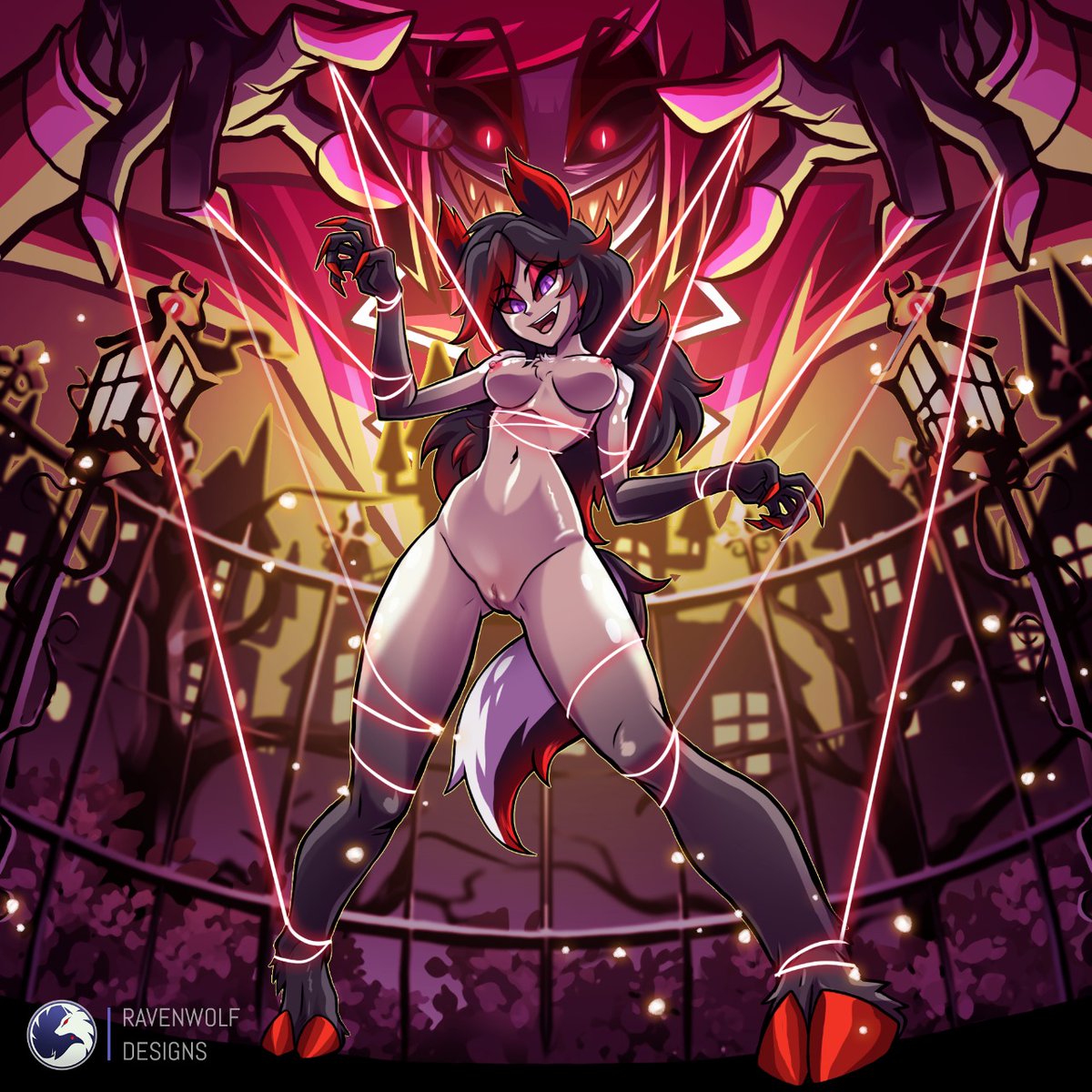 And here she is… the NSFW version of <a href="/TiredDragonBean/">ExhaustedDragonBean</a>  Relica. 🔥Same strings. Less clothing. 🔥