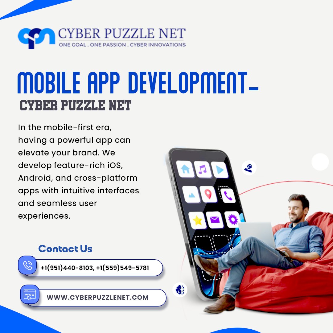 cyber_puzzle's tweet image. In the Mobile-First Era, having a powerful app can elevate your brand.
#technology #programmingmodel #webdesignsoftware #WebDevelopment #GraphicDesigner #Entrepreneurs #business #businesssuccess #businessopportunity