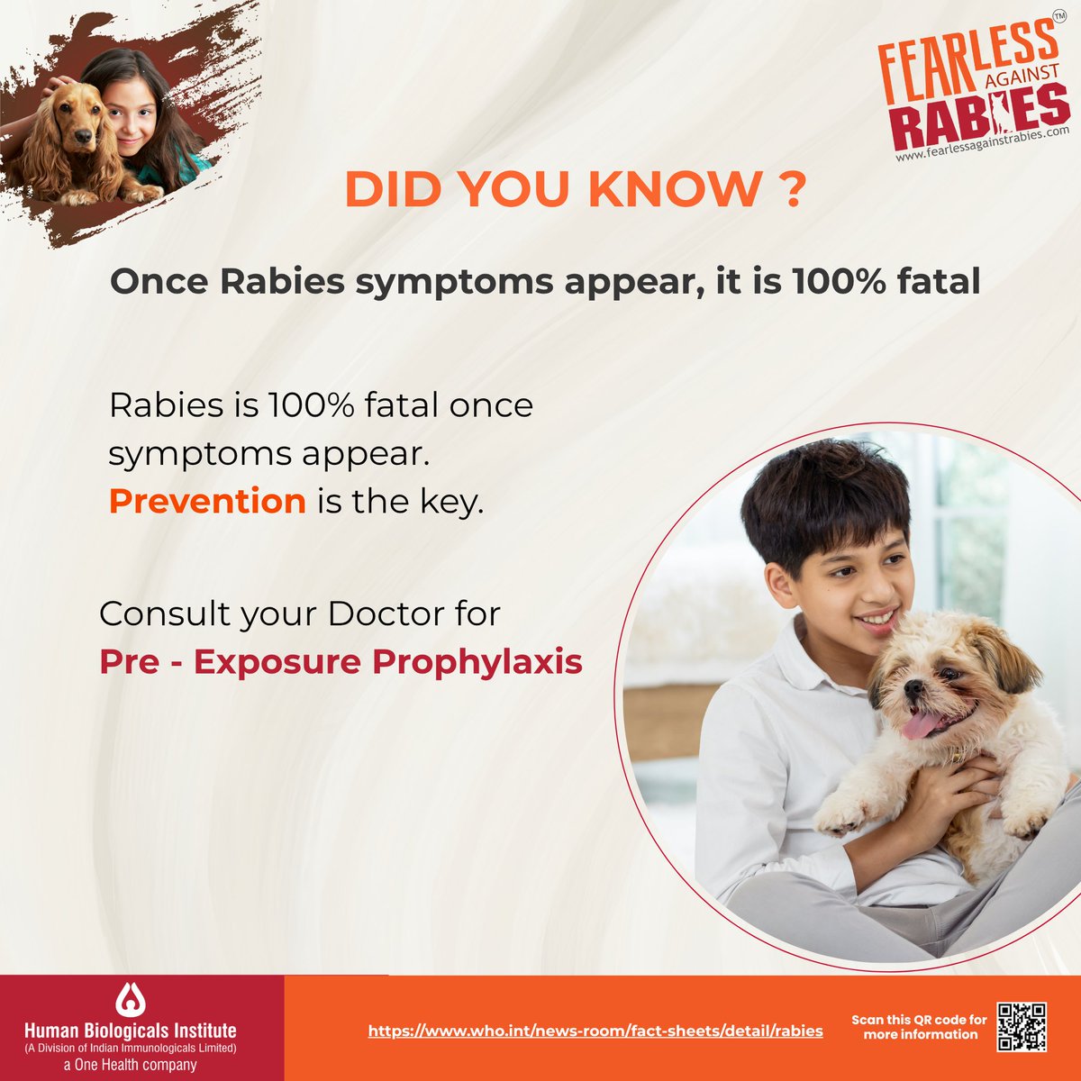 F_AgainstRabies's tweet photo. Scratched or bitten? Don’t risk your health

Rabies kills—Vaccination saves lives.
Remember, Rabies is 100% fatal but preventable.

Protect yourself and your loved ones. 

For more information, please visit 👉 https://t.co/Ug2oqMkNWc

#FearlessAgainstRabies #Rabiesawareness #dogbite #communityhealth #RabiesPreexpsoure