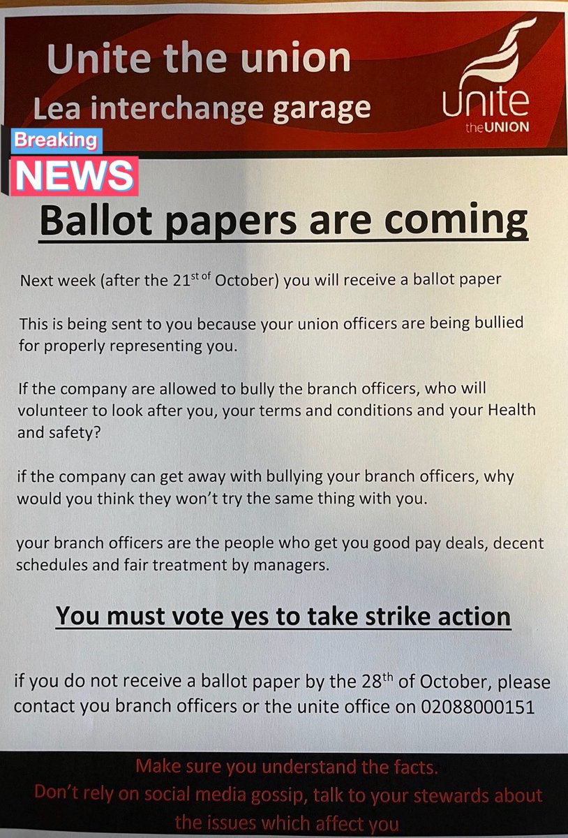LNDBUSES's tweet image. UNITE THE UNION Strike is brewing in EAST LONDON BUSES. 
To Stagecoach London Buses 
- HANDS OFF OUR REPS! - 
REINSTATE VICTIMISED REP AFZAAD ALI WITH NO DETRIMENT