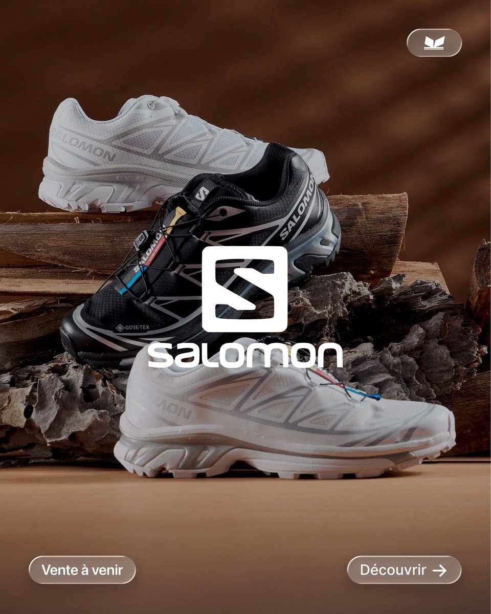 sampleapp_co's tweet image. Hello la team 👋

Le drop exclusif SALOMON arrive ce soir à 20h sur l’app Sneakmart ✨

La marque iconique de sneakers est de retour sur Sneakmart avec une sélection exclusive : XT-6 GTX, XT-4 OG et d’autres modèles incontournables.

📲 Dispo ce soir à 20H sur l’app Sneakmart.…