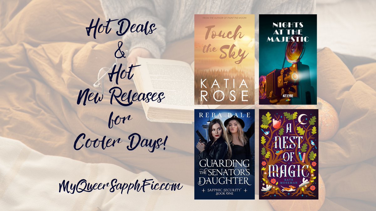 AuthorAnneHagan's tweet image. We have 2 hot deals and 2 hot new releases for you this week over at @MyQueerSapphFic. Enjoy!

myqueersapphfic.com/deals-even/
#sapphicromance #WLW #lesfic @KatiaRoseAuthor @KitEyre @KateMoseman