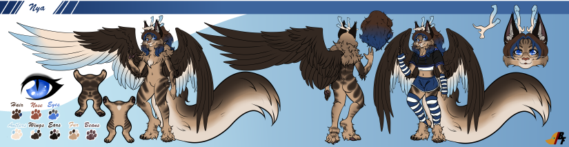 NyaNemesis_'s tweet photo. Ma Nouvel Refsheet de ma Fursona !
🎨@BrokenFox1997 
#Furry #FurryArt https://t.co/Db5HXBOdDE