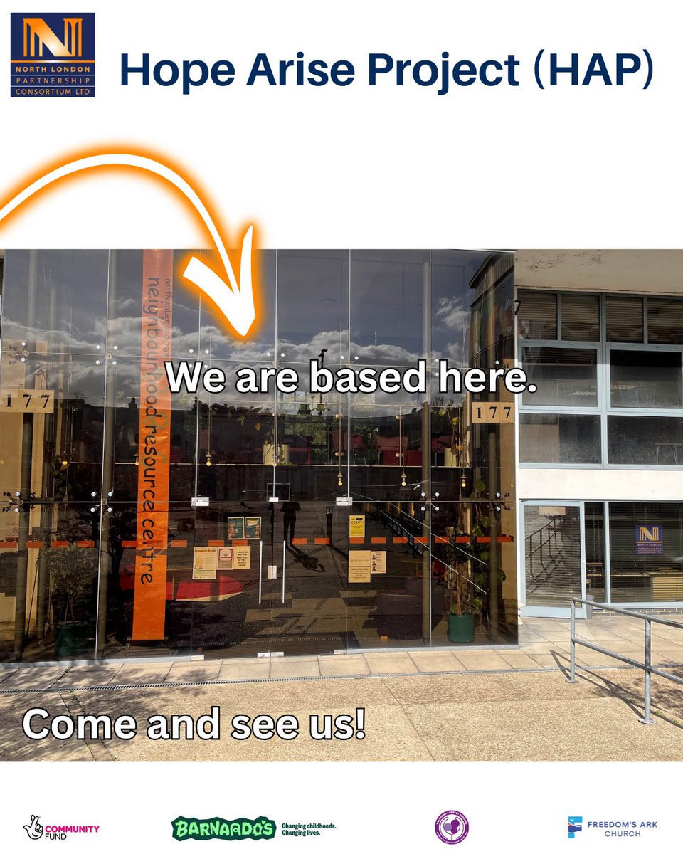 nlpcltd's tweet image. Come see us at The NRC, 177 Park Lane, Tottenham, N17 0HJ.
We offer a range of FREE support services for our community.