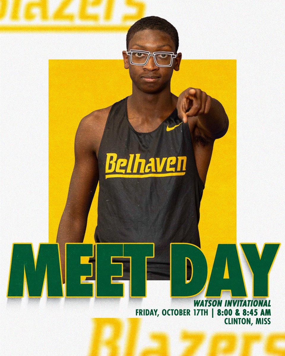 𝐌𝐞𝐞𝐭 𝐃𝐚𝐲 𝐚𝐭 𝐂𝐡𝐨𝐜𝐭𝐚𝐰 𝐓𝐫𝐚𝐢𝐥𝐬

🆚 | Watson Invitational
⏰ | 8:00 AM &amp; 8:45 AM
📍 | Clinton, Miss.
🔗 | linktr.ee/BelhavenXC

#GoGreen