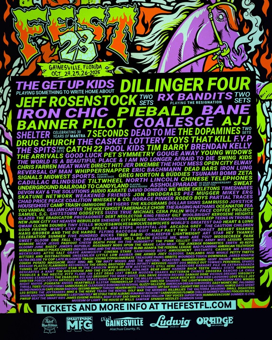 Just announced! Skatune Network has joined the lineup!
There's still 3-day passes available for FEST 23
&amp; tickets for their updated showcase!
Be sure to catch em' at FEST 23 this year!
Visit thefestfl.com for more information!