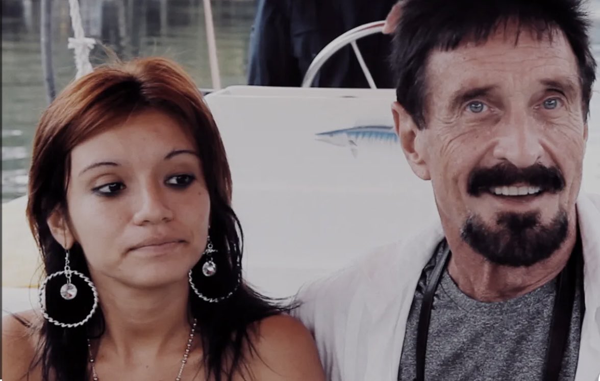 footballscoutx's tweet image. #RunningwiththeDevil: The Wild World of John McAfee (2022) 

A docu-drama about John McAfee, born un UK, raised in the US , NASSA, then the famous anti virus then ………….murder, on the run, guns, ladies, boats ….crazy life 

⚫️⚫️⚫️⚫️⚫️🔘🔘🔘🔘🔘