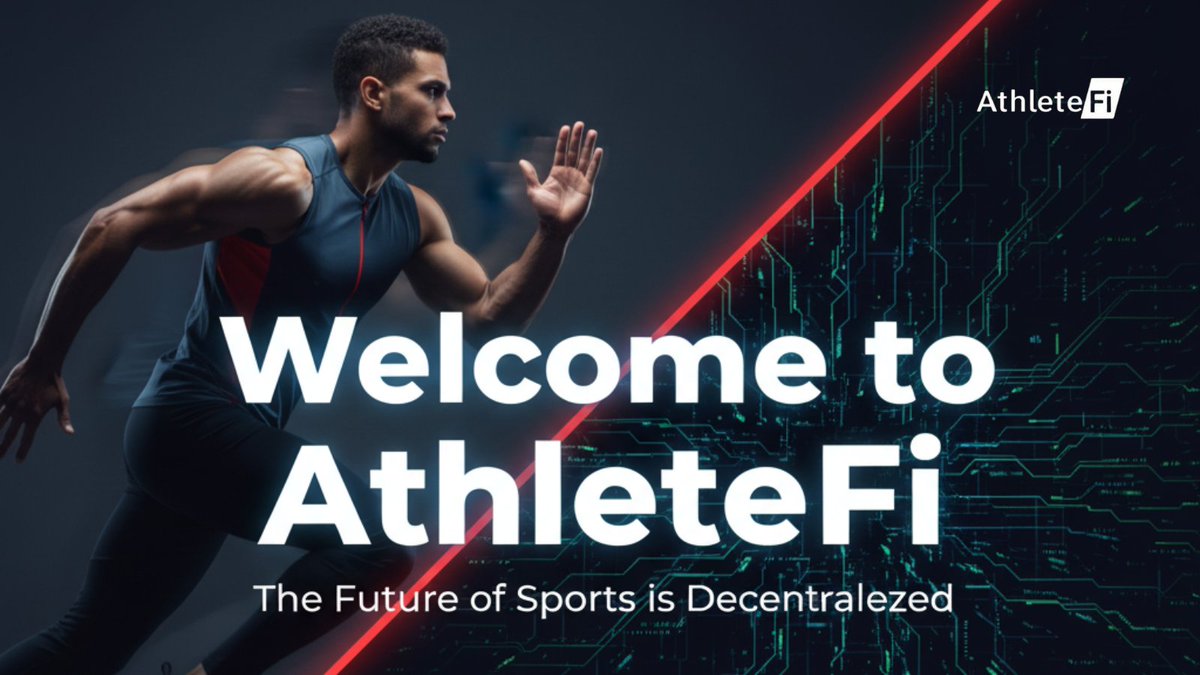 AthleteFi_AF's tweet photo. Welcome to @Athlete_Fi  — where #sports meets #blockchain.

We’re building a decentralized world where athletes, coaches &amp; fans earn, connect, and grow together. 

@AthleteFi_AF #Web3Sports #AthleteFi #SportsFi https://t.co/Kdco1vzyze