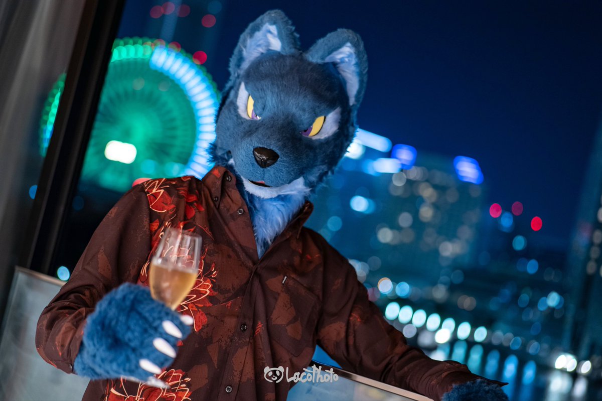 Let's make a toast🥂

📸:<a href="/Lacotot/">Laco🐼📷➡️JMoF2026</a> 

#FursuitFriday