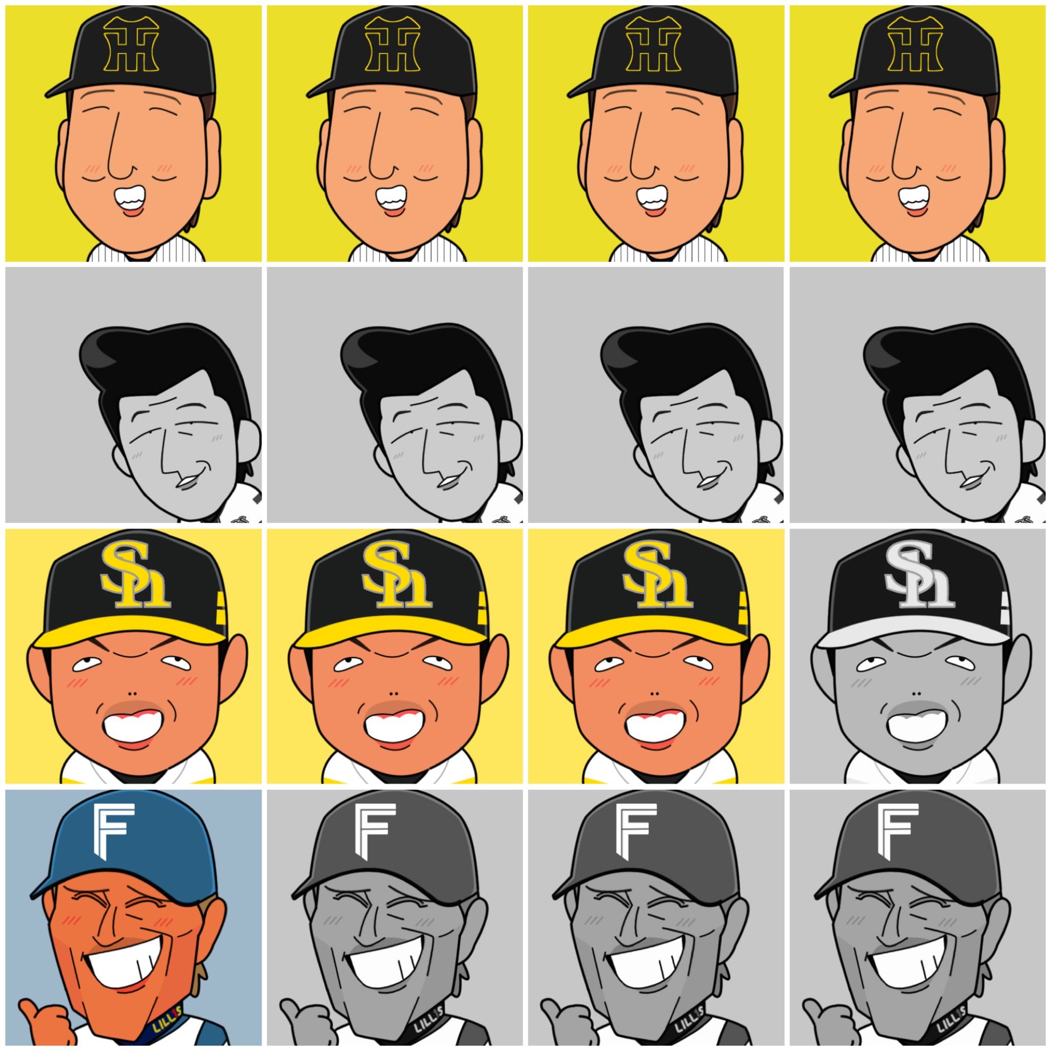 カノックスター似顔絵 カノックスター似顔絵