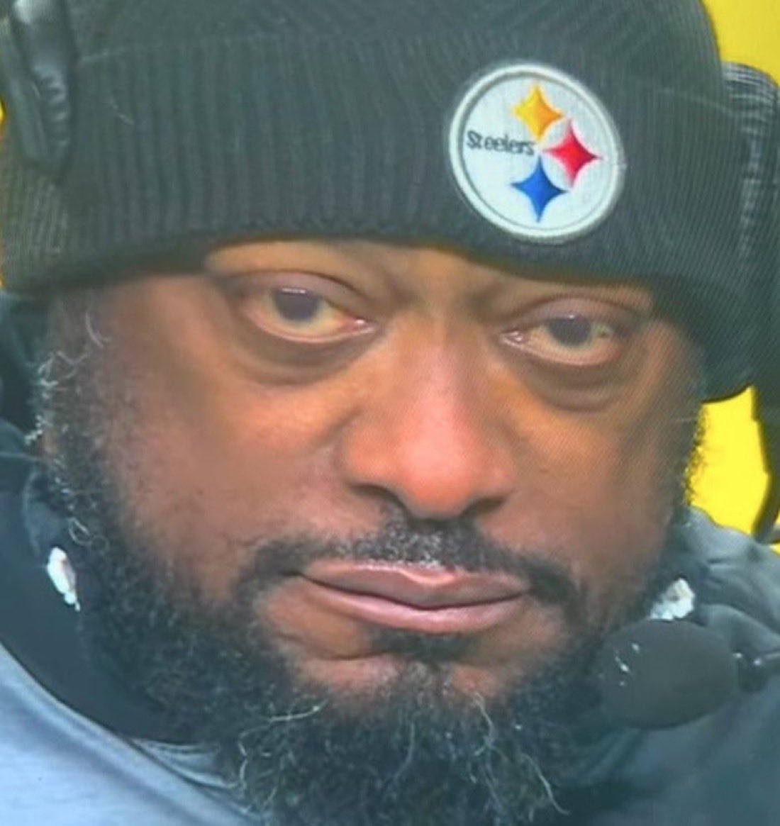 Jalen Ramsey checking the highlights on <a href="/SportsCenter/">SportsCenter</a> this morning.