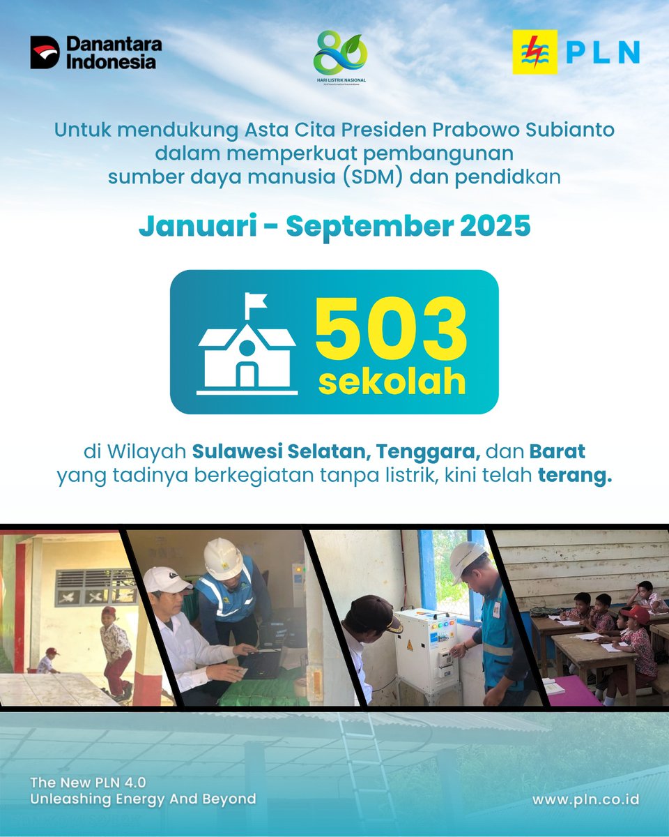 electrizen_mnk's tweet photo. Menembus medan ekstrem di pedalaman Mamasa, Sulawesi Barat, demi masa depan anak bangsa.

PLN menghadirkan #SuperSUN sebagai alternatif elektrifikasi berbasis PLTS mikro untuk menerangi sekolah-sekolah di wilayah 3T (Tertinggal, Terdepan, dan Terluar) yang belum teraliri listrik. https://t.co/GB2gqrAMXk