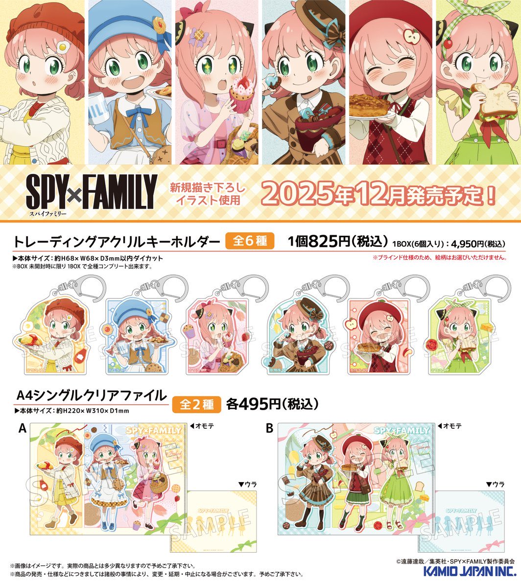 ※写真は2枚あります！　スパイファミリーグッズまとめ売り スパイファミリー ロイド/ヨル/アーニャの場面写グッズ 8月発売