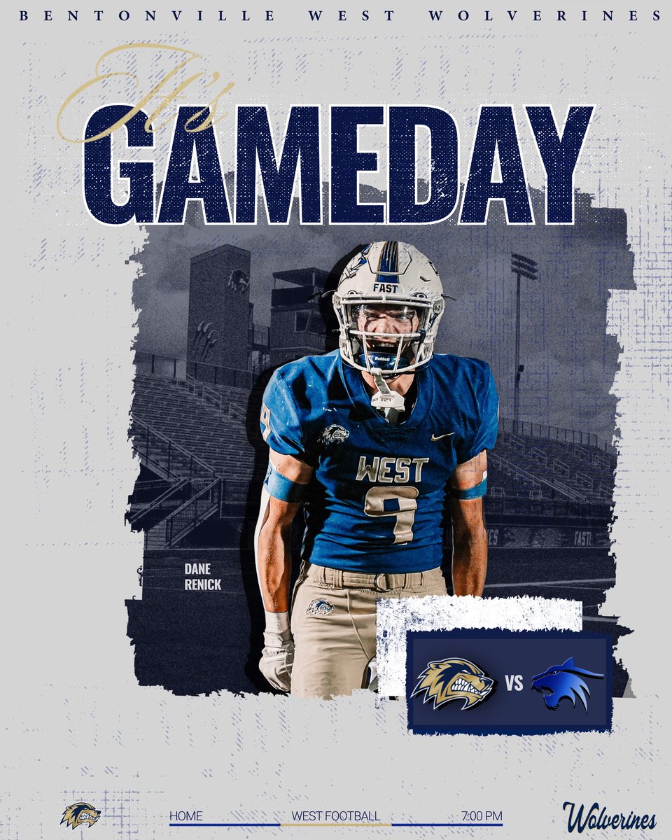 Home Sweet Home #BetheFirst

🆚 <a href="/HB_WildcatFB/">Har-Ber Wildcat Football</a> 
📍 Bentonville West
⏰ 7:00 PM