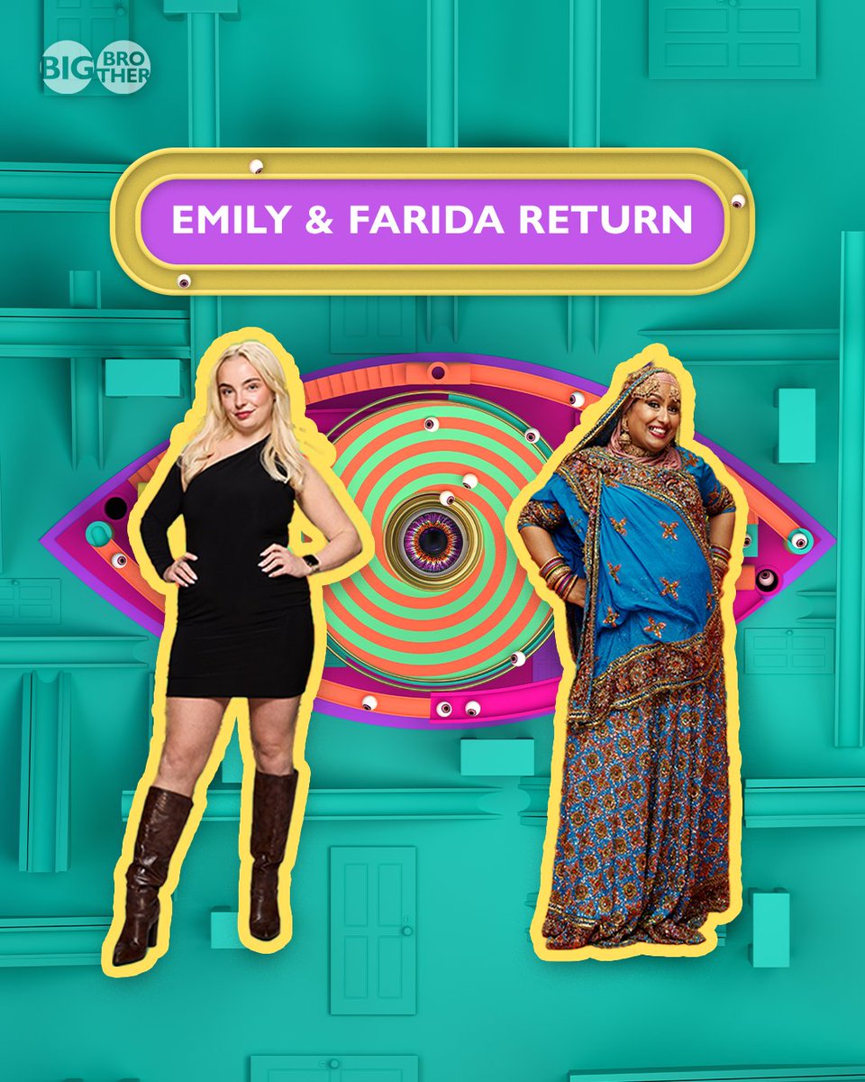 BREAKING NEWS! 🚨 

ITV have confirmed that the ex housemates set to return tonight are Emily &amp; Farida! 

As previously announced, tonight’s eviction will in fact be a fake eviction and unbeknown to the Housemates, either Nancy or Sam will move into a secret room alongside Emily