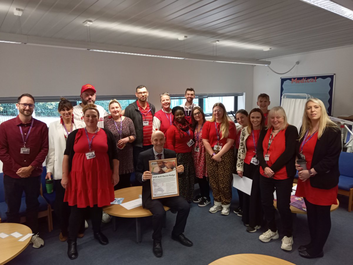 As part of our Anti-Racist pledge, we proudly took part in #ShowRacismTheRedCard Day. Pupils and staff wore red, joined a powerful assembly, and explored Black History Month through inspiring lessons across the school. #BlackHistoryMonth #AntiRacism <a href="/thesteptrust/">STEP Academy Trust</a>