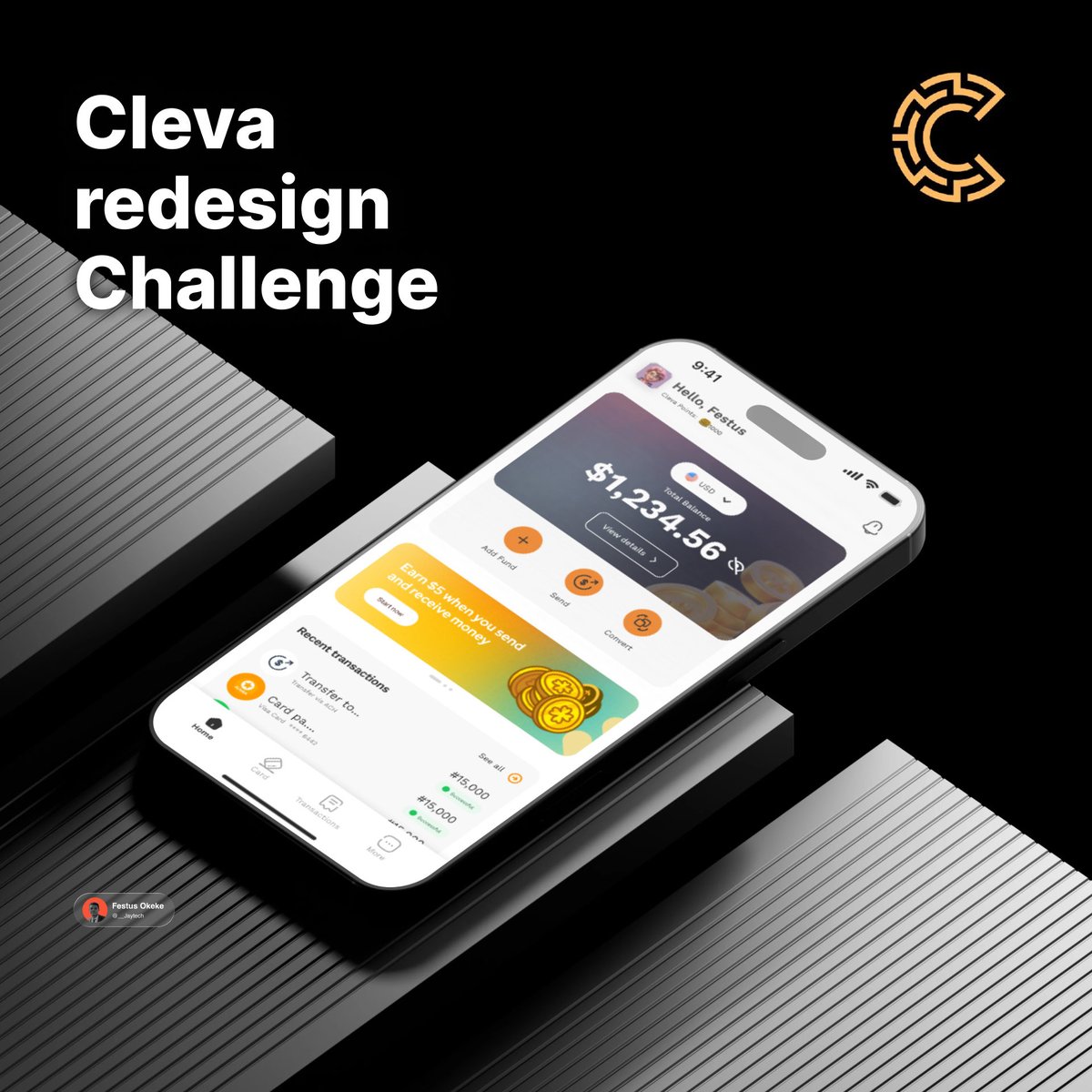 __Jaytech's tweet image. Designing fintech flows isn’t just about layout — it’s about reducing anxiety, building trust, and guiding users confidently through financial actions.
I took the #Clevaredesignchallenge task, and these are my innovative solutions.
#Clevaredesignchallenge #UXdesign #Cleva