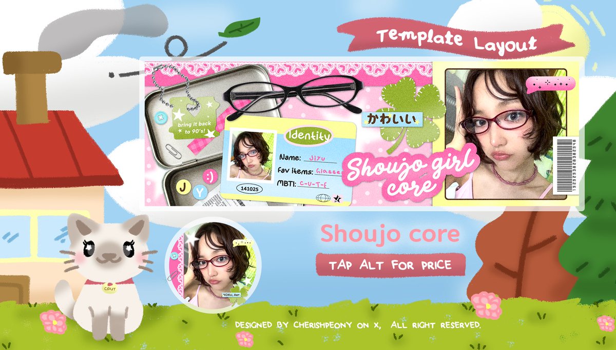 CherishPeony's tweet image. Help repost teman-teman, makasih. 🥺

Hello there, aku mau kenalin ke kalian beberapa anak baru aku yang akan masuk katalog &amp;amp; jual as template! Mohon bantu ospek ya? Kalau ada yang gak aman boleh banget ketuk DM aku. Cek reply for more details. 🍎🍀
#zonauang #zonaba