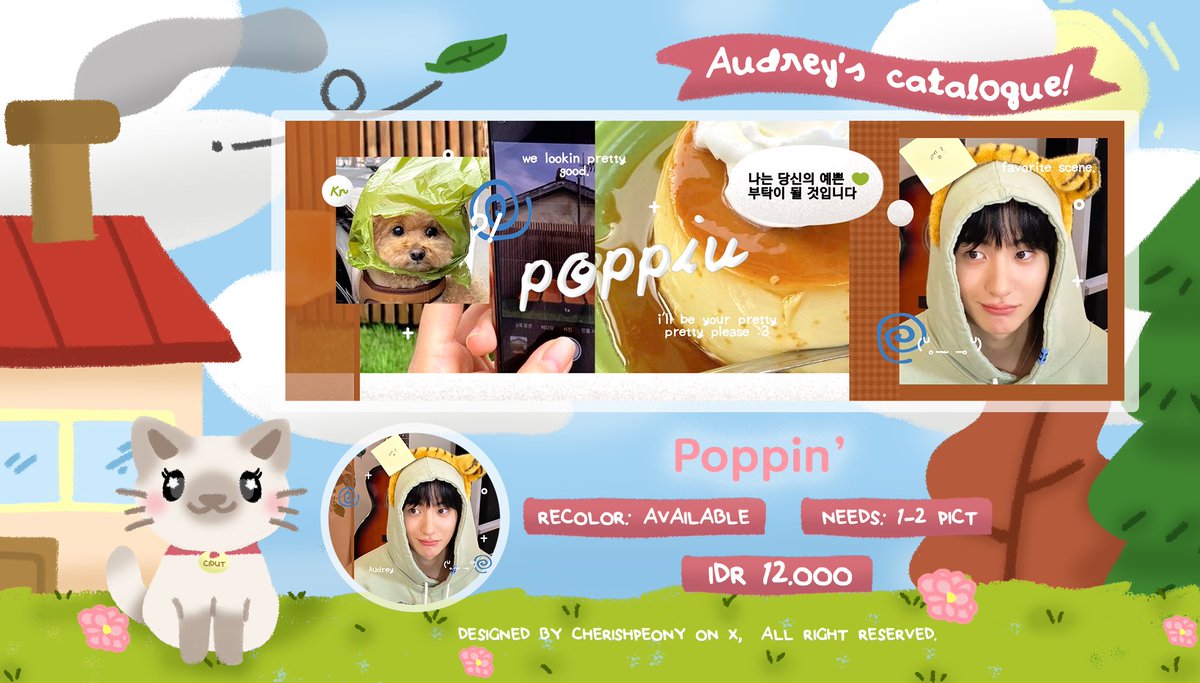 CherishPeony's tweet image. Help repost teman-teman, makasih. 🥺

Hello there, aku mau kenalin ke kalian beberapa anak baru aku yang akan masuk katalog &amp;amp; jual as template! Mohon bantu ospek ya? Kalau ada yang gak aman boleh banget ketuk DM aku. Cek reply for more details. 🍎🍀
#zonauang #zonaba