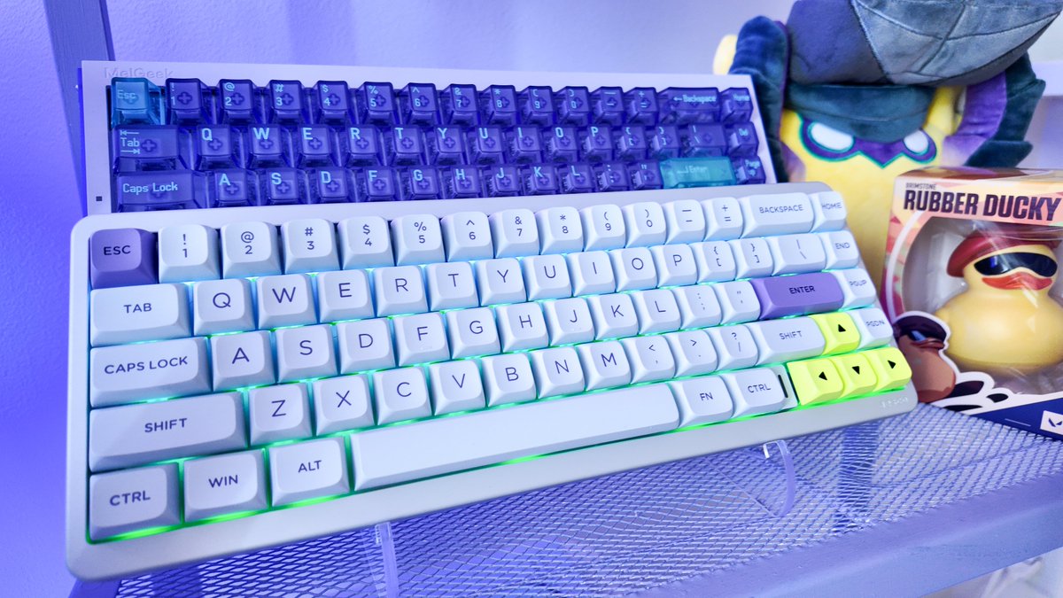 renya_pi's tweet image. パープル💜キーボードに仲間入り

⌨『AESCO A67』by Rabbit0 

飾っとくにはもったいないᗦ◃
ラピトリキーボードなんだけど、
いったん飾ったりしちゃったねー( ⩌⩊⩌)⁺₊✧ 

#Rabbit0 で新発売(ˆ꜆ . ̫ . ).ᐟ.ᐟ
🛒 rabbit0-store.com/products/aesco…

#PR　#お前らのpcデスク周り晒していけ