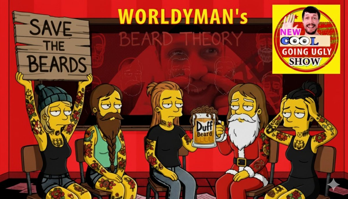 WorldyisCooler's tweet photo. The Big Beard Theory :D #Halloween vibe Ep.6 of "GOING UGLY" (Series that prepares for the inevitable aging, restores inner beauty) by #Worldyman

#beard #beardedman #goingugly #comedy https://t.co/LuE0s1kM7j