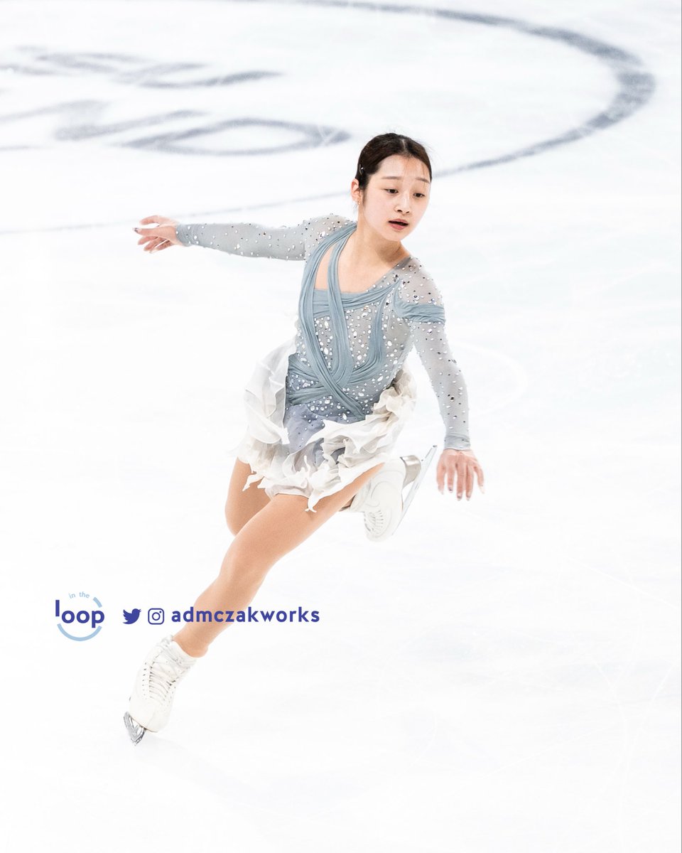 At practice, we have latest addition to the #GPFigure France women's entries: Jia Shin 🇰🇷❣️ We're happy to see her here' This will be her senior Grand Prix debut!