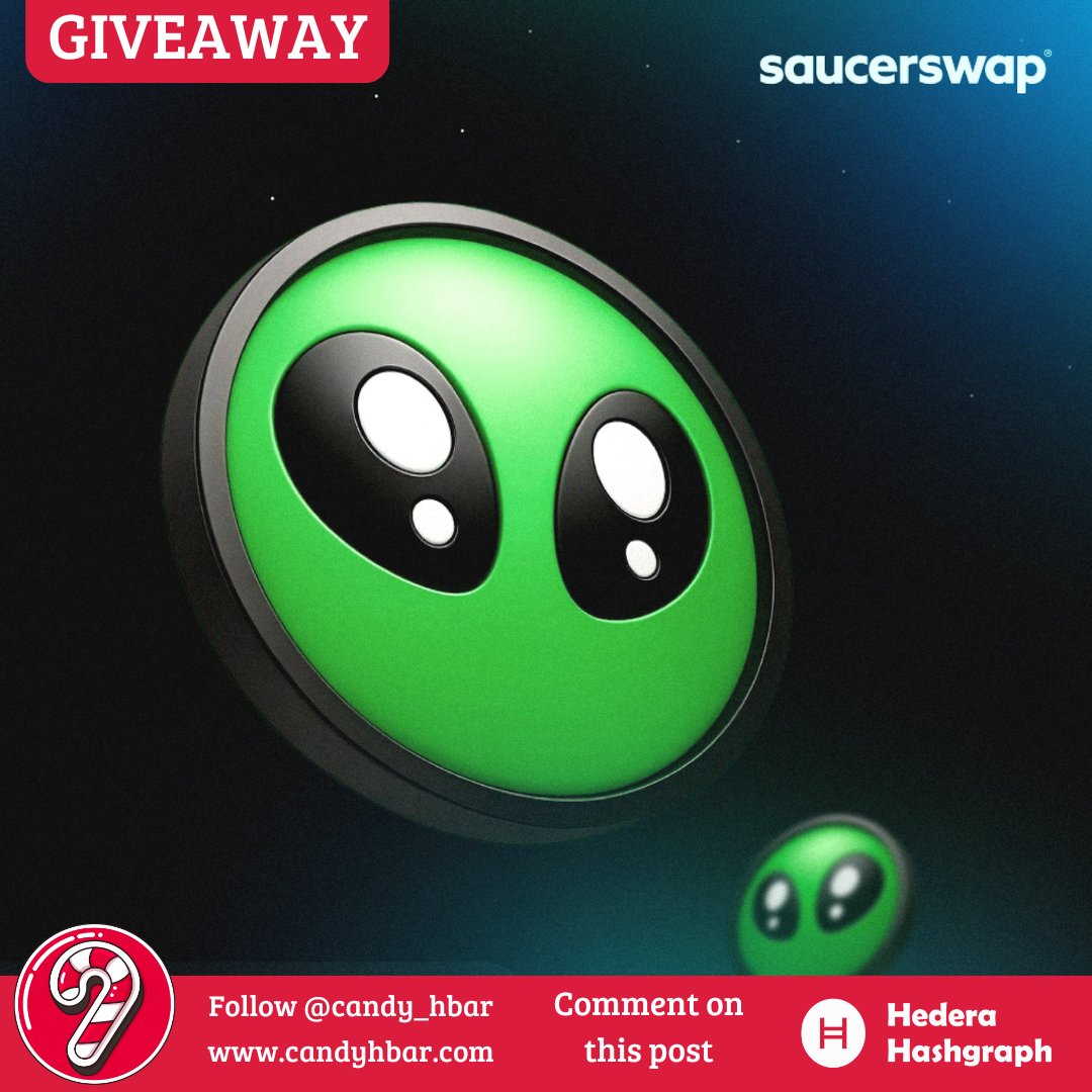 candy_hbar's tweet image. To celebrate the launch of SaucerSwap&apos;s Mobile iOS Beta, we are giving away 1,000 $SAUCE 🛸👽

Like &amp;amp; RT this post for a chance to win!

Check out the quoted post for extra points 📲

(72h)