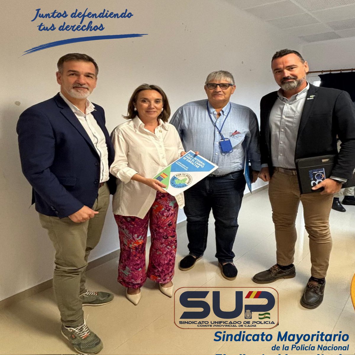 Hemos participado en un encuentro con <a href="/cucagamarra/">Cuca Gamarra</a> , Vicesecretaria Regeneración Institucional del <a href="/ppopular/">Partido Popular</a>, y el Consejero #Andalucía <a href="/antoniosanz/">Antonio Sanz Cabello</a> ,celebrado en la Casa del Mar de #Barbate .Hemos  trasladado las propuestas y necesidades 👮🏽‍♂️🕵️🚔 #Cadiz #ZonaEspecialSingularidad