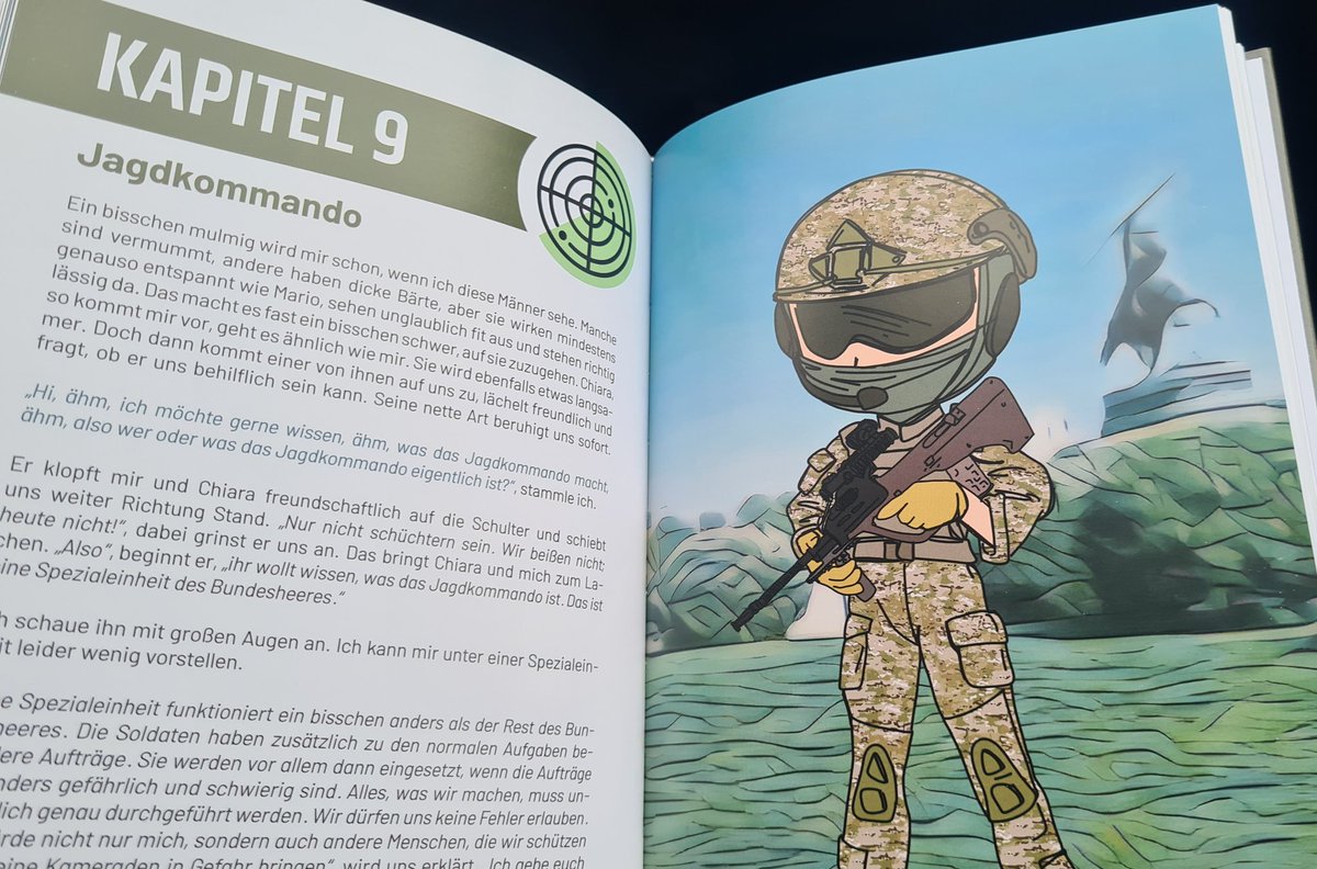 Bundesheerbauer's tweet photo. "Mit Adleraugen auf dem Heldenplatz": in einem kindgerechten Buch für die Unterstufe wird am Beispiel der Leistungsschau am Heldenplatz das #Bundesheer erklärt. https://t.co/8shAItXSIK