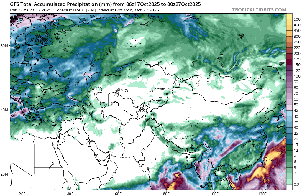 Weather outlook is favorable for Russian #wheat 🇷🇺

🌧️ Ample precipitation in western regions should support early development of the 2026 crop
🌾 Dry conditions in Siberia are aiding the spring wheat harvest
⚠️ But the total 2026 winter wheat area is expected to decline...

More