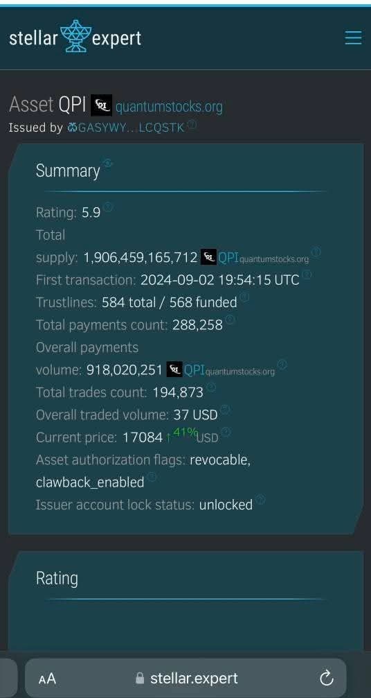 NEWS_Pii's tweet image. so great I just collect you guys believe in yourself no need to believe me thank you 🆘 On the Mainnet network of #Stellar, Q wallets are testing transactions continuously buying QPi codes to create data: 
I collect and repost)