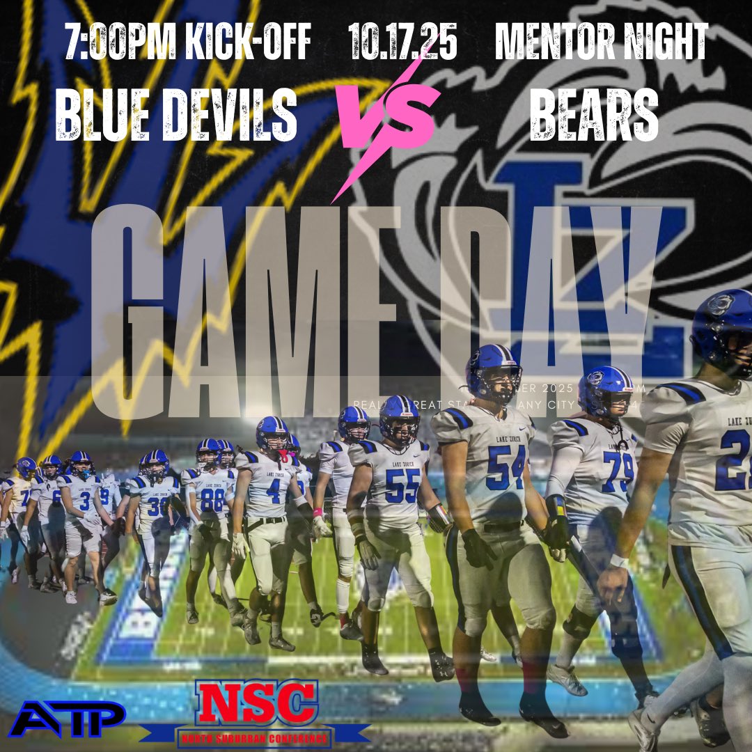 Week 8! Bears take on the Blue Devils, with conference championship on the line! Home field vibes; bring the excitement! #Atp ⁦<a href="/LZHSBEARS/">LZHS BEARS</a>⁩ ⁦<a href="/LZHSFootball/">LZHS Football</a>⁩ ⁦<a href="/lzhsathletics/">LZHS Athletics</a>⁩