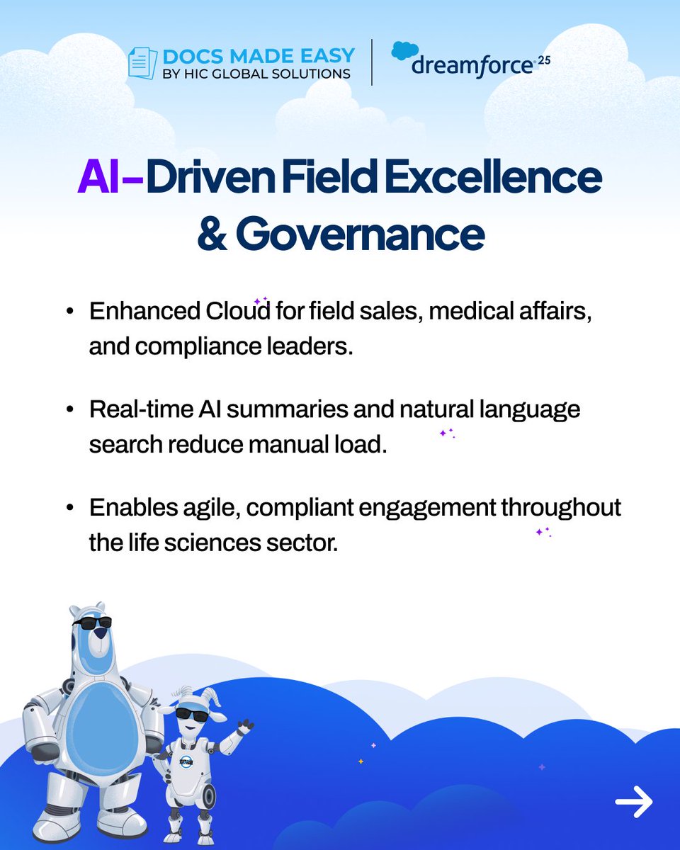 MadeDocs's tweet image. The Agentic Life Sciences Revolution is here.

From clinical trials to patient care -Agentforce 360 is redefining speed, intelligence, and trust in healthcare innovation.

@salesforce @Dreamforce  #Agentforce360 #LifeSciences #AIInnovation #SalesforceAI
