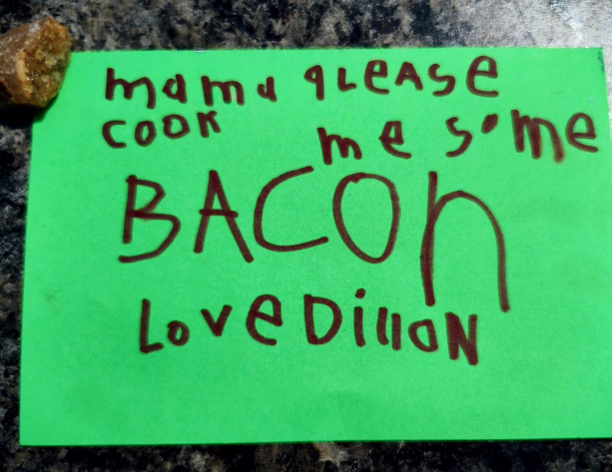 A 5 year old boy's love Letter to his mom.