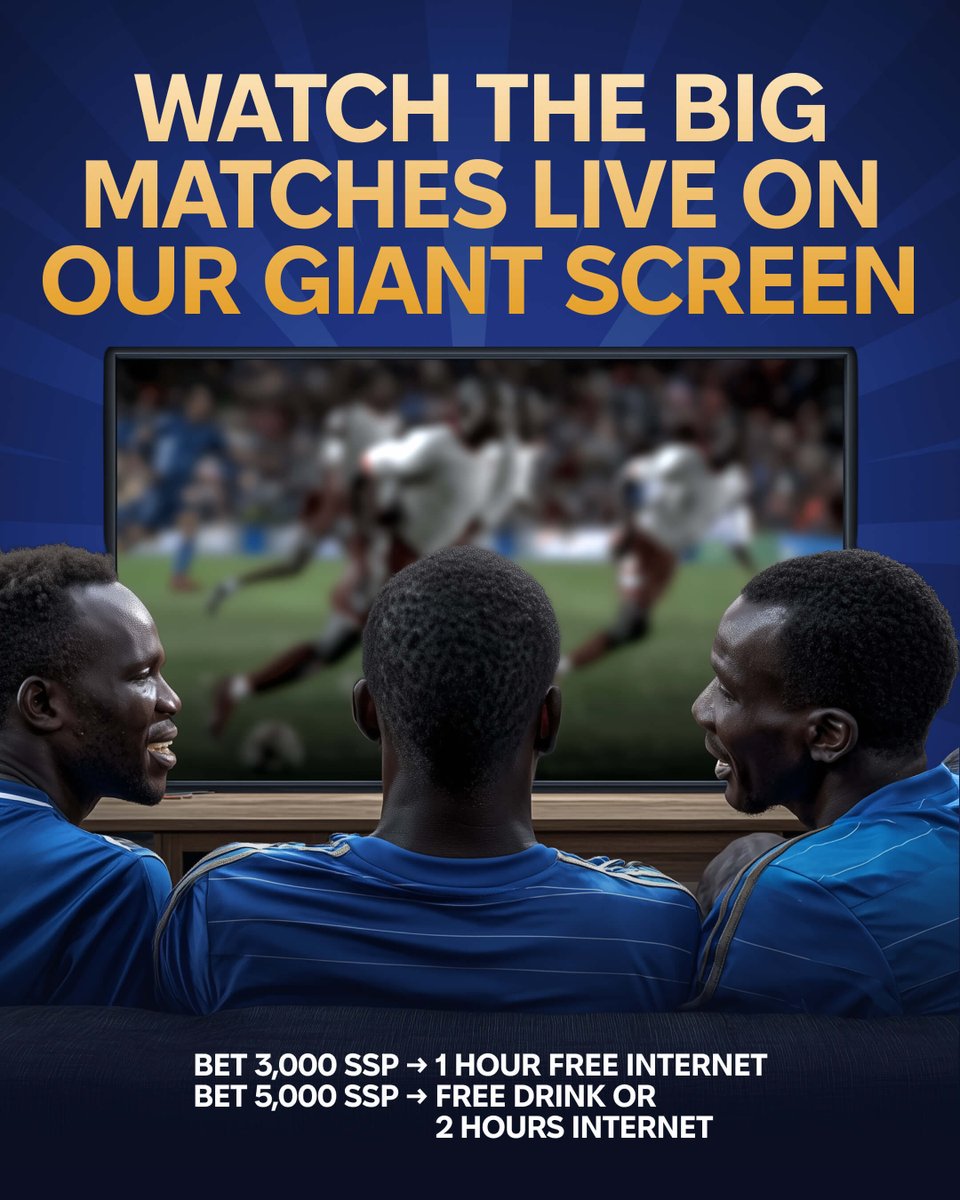 betzoneco's tweet photo. 🚨 SATURDAY SOCCER SHOWDOWN AT BETZONE🚨

Watch every game LIVE on our BIG SCREEN.

🔥 Better odds.  Free bets.  Instant cash draws via Namba Lotto!

⚽ Today’s Big Battles:

⏲️18:30:  Fulham vs Arsenal

⏲️13:30:  Nottingham Forest vs Chelsea

⏲️16:00:  City vs Everton | Brighton vs Newcastle | Leeds vs Burnley | Palace vs Bournemouth | Sunderland vs Wolves

📍 Betzone, behind Jebel Market Bus Park, Juba, SSD.

🗓️ Sat Oct 18 | From 1PM till late

Play. Win. Celebrate the Game.