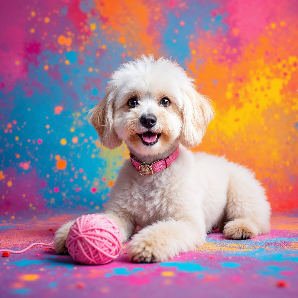 Happy Friday #SplatterLegions fam !!!

Once more a sooo so late #goodmorning ! 🫣🤭

I'm sooo happy that I got to made a new Customz for my great friend <a href="/Elegit2021/">Elegit</a> , as she reached her 20th #Legionnaire on the primary !!!

So... here it is... her lovely Miky with the string ball