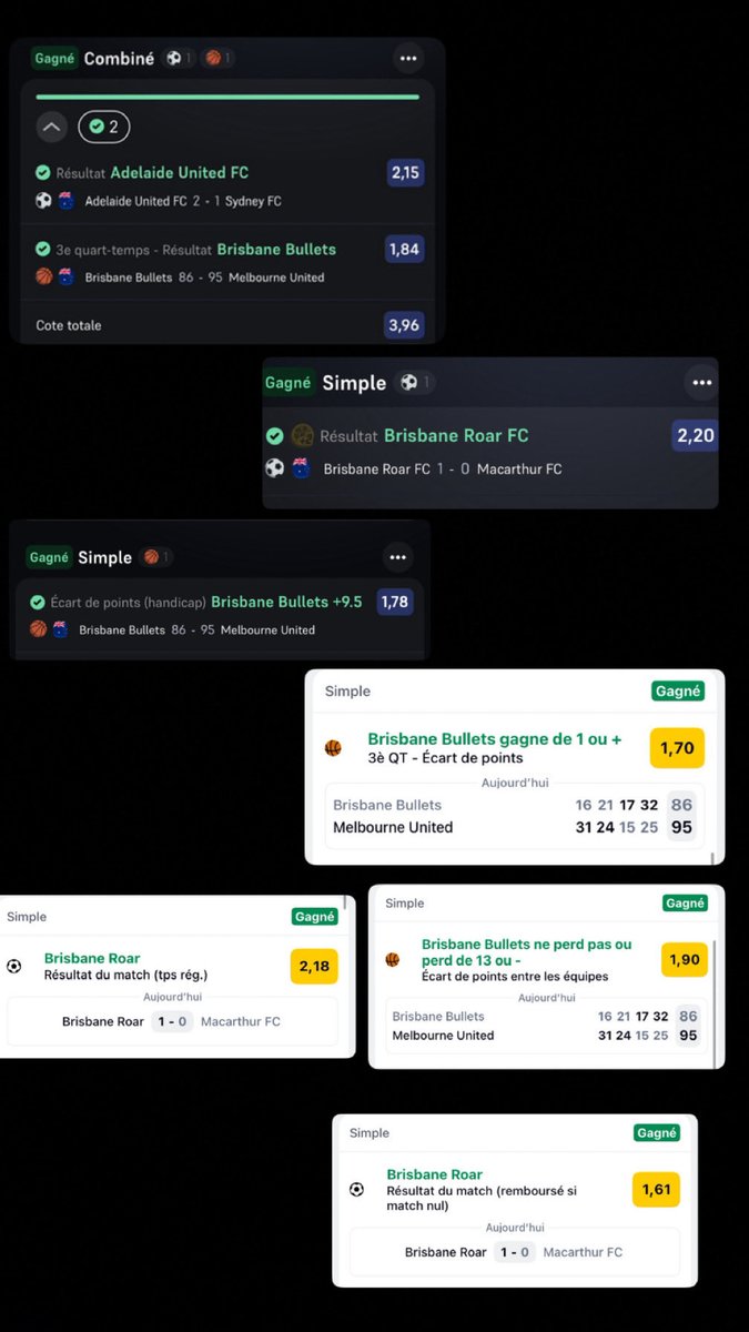 ICE_PRONOS's tweet image. OUI OUI C’EST QUE DEPUIS MON RÉVEIL🤣🤣🤣🤣💰

CHAQUE JOUR NOTRE BILAN DE LA MATINÉ C’EST LEUR BILAN EN 2 SEMAINES PTDRRRRRR

J’SUIS UNE PUTAIN DE MACHINE À ENCAISSER CHAQUE JOUR OU PAS ?🤖

EXPLOSEZ MOI ENCORE LES ❤️‍🔥/RT POUR CE NIVEAU MONSTRUEUX QUE JE PROPOSE !