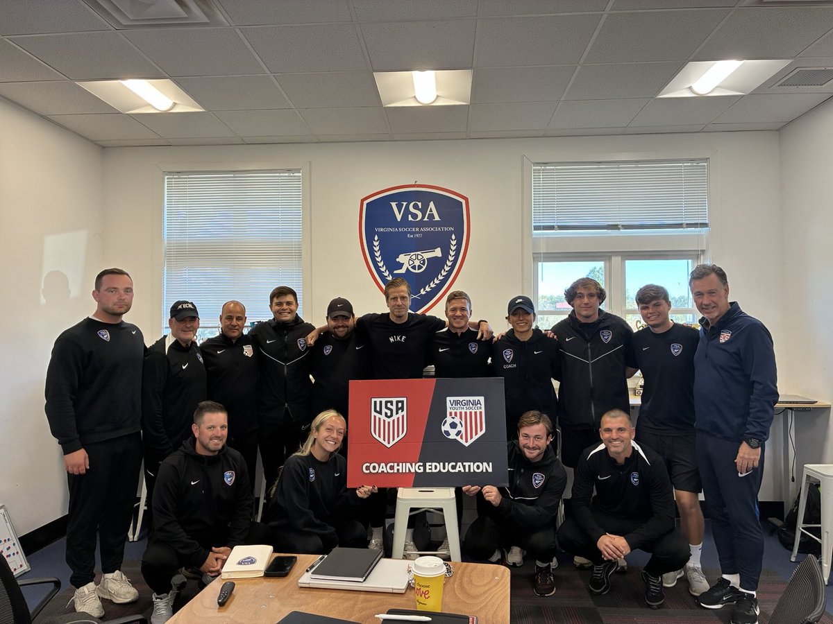 vysatd's tweet image. Excellent engagement at the periodization coaching clinic for VSA. Thanks for having us. ⁦@vayouthsoccer⁩ ⁦@pabzshaw⁩ ⁦@SoccerVSA⁩