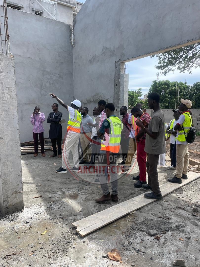 Another site visit to the NAWEC Customer Service Center Complex, P-A026 Kanifing View of 360 Architects &amp; JV Gigo Construction. A productive on-site coordination meeting with NAWEC officials and Falcons Engineers, ensuring alignment on progress and next steps toward the project.