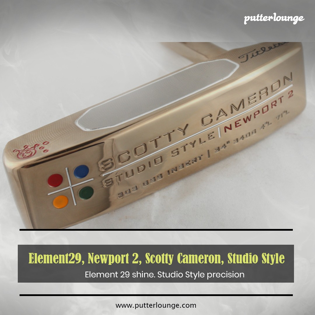 🪙 The Scotty Cameron Studio Style Newport 2 – Element 29 ⚒️ is where timeless design meets modern brilliance.
🔥 
 putterlounge.com

#ScottyCameronNewport2
