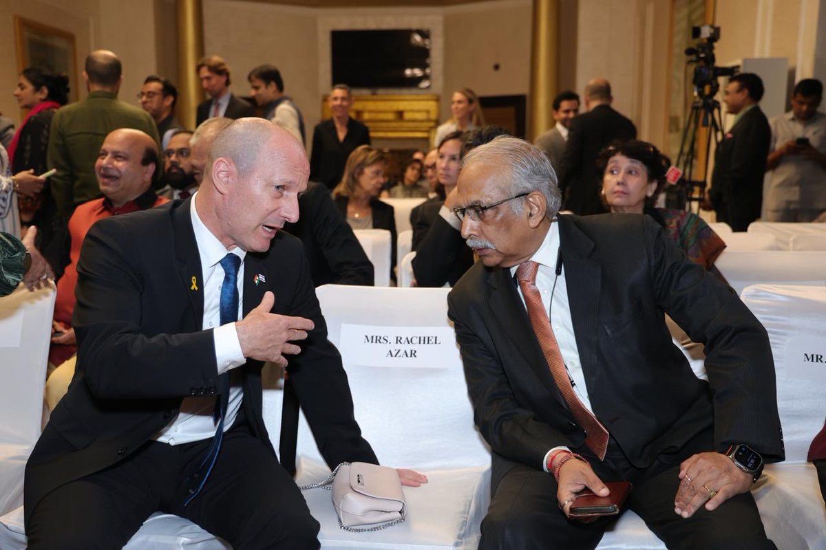 VGK_India's tweet image. I joined as Guest of Honour for the 7th October Commemoration, mourning the lives lost to terror and standing in steadfast solidarity with Israel. My deepest gratitude to Ambassador Reuven Azar for the heartfelt invitation—your compassion unites us in hope. #October7 #NeverForget