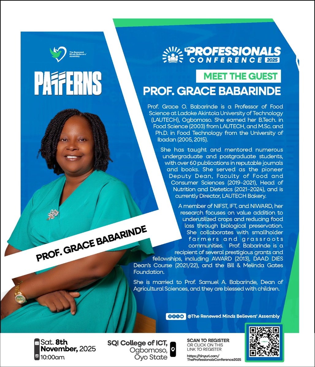 IamGodwithUs's tweet photo. Official Announcement 📣
#Patterns2025 #TRMBA #ProfessionalsConference25 #Leadership #Growth https://t.co/xOCaPVGHaN