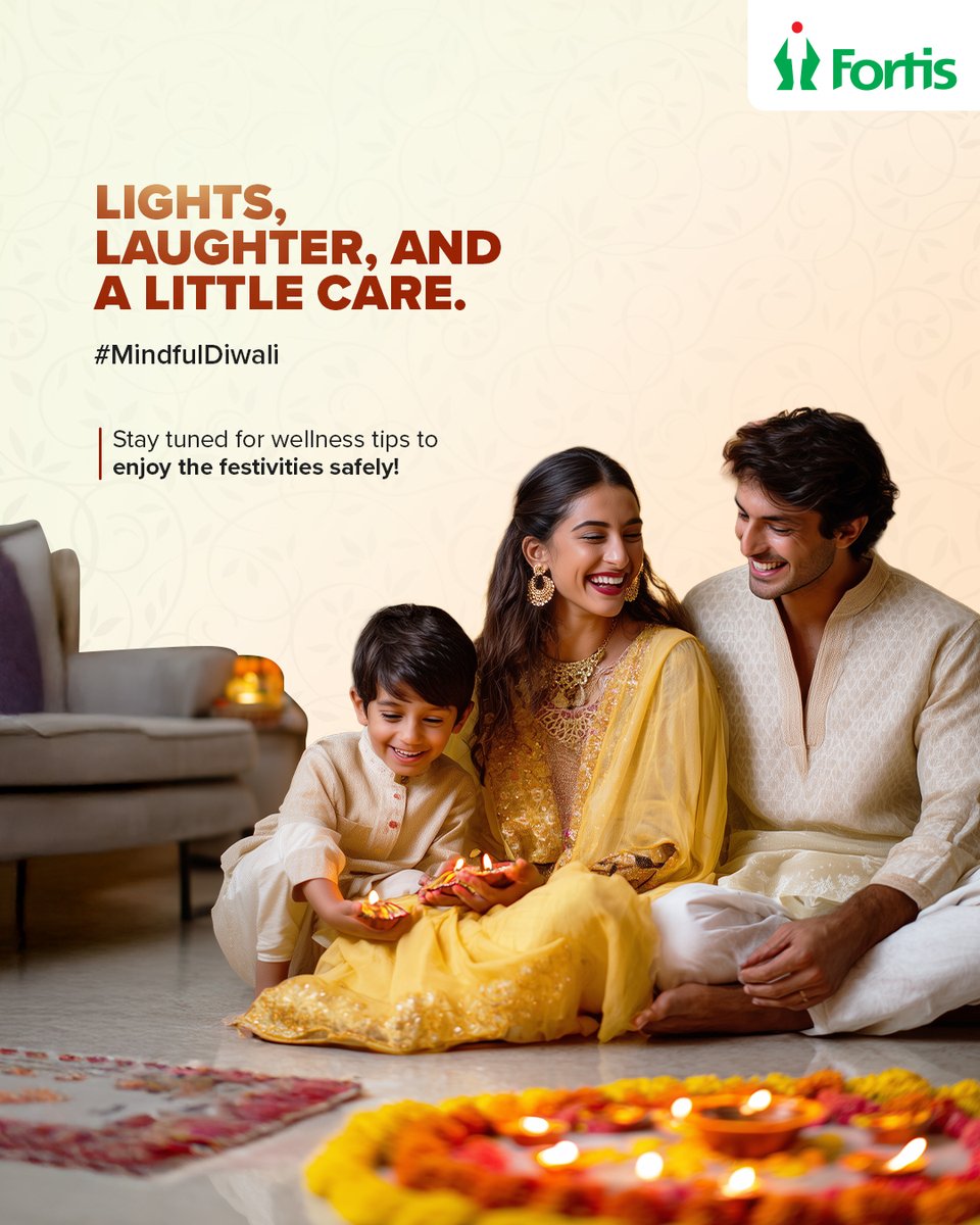 Diwali lights and laughter bring joy but overindulgence and loud noise can dim the glow of good health. 🌟
Stay tuned for simple tips to celebrate safely and make this a truly #MindfulDiwali.