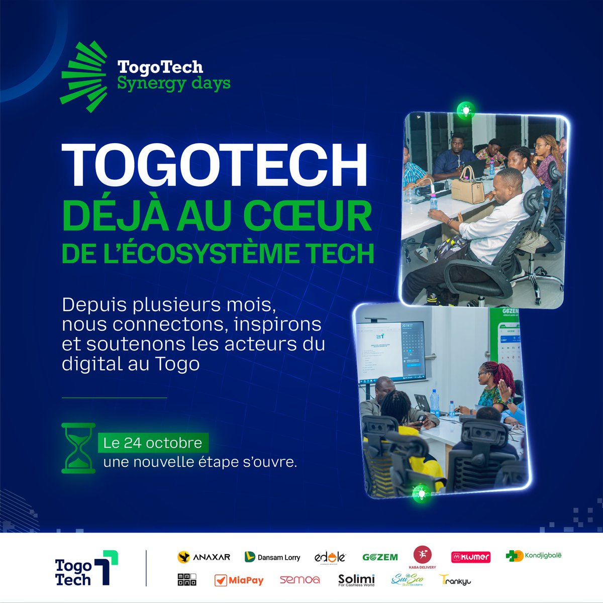 togotech1's tweet image. Des connexions, de l’énergie et une vision commune 💡
TogoTech est déjà au cœur de la tech togolaise… et ce n’est qu’un début 👀
Le 24 octobre, on passe à l’étape suivante.

 #togotech #togotechsynergydays #innovation #techtogolaise
