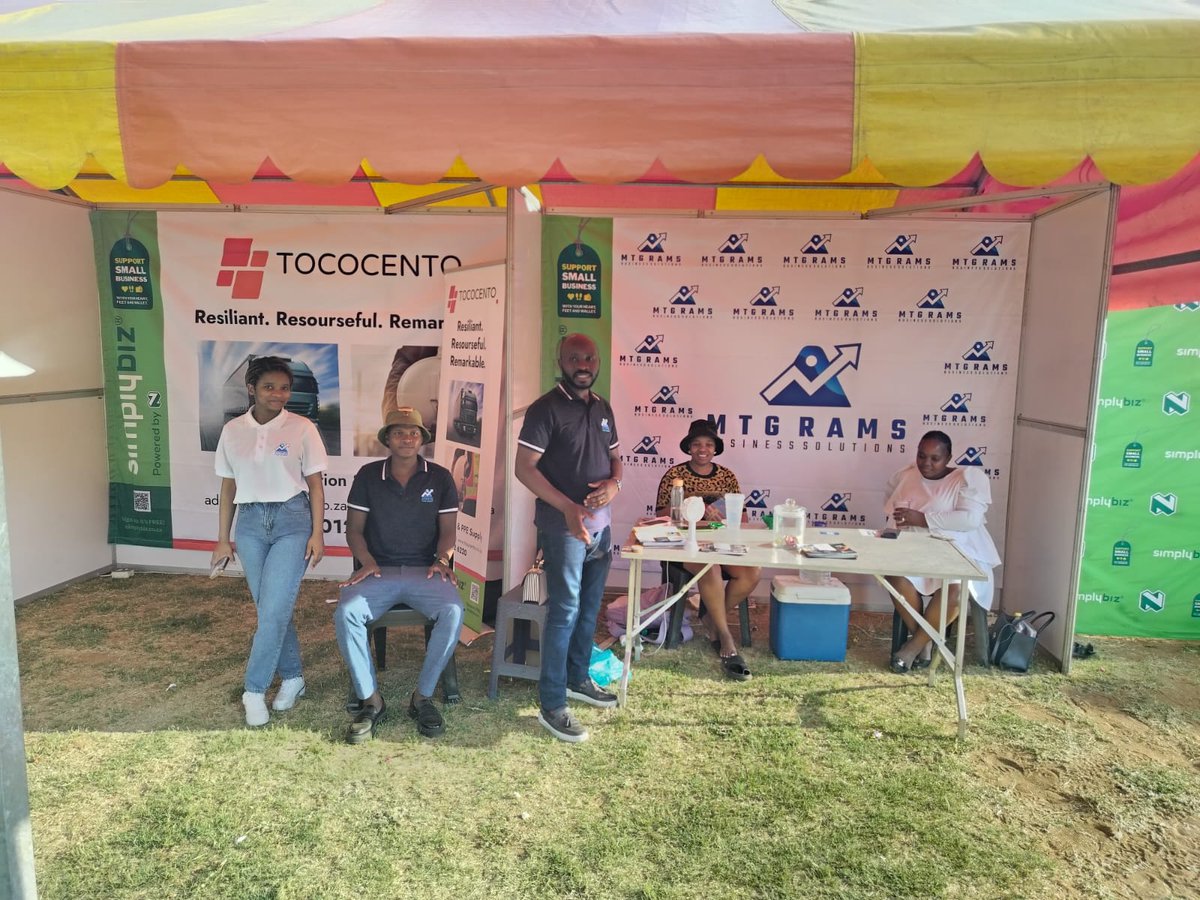 SimplybizSA's tweet image. 🚀 What an incredible day at #MTELephalale 2025!

Yesterday, we joined forces with 9 amazing small businesses at one of Limpopo’s key mining and technical expos — connecting, learning, and showcasing innovation.

#SimplyBiz #PoweredByNedbank #MTELephalale #SupportSmallBusinessl