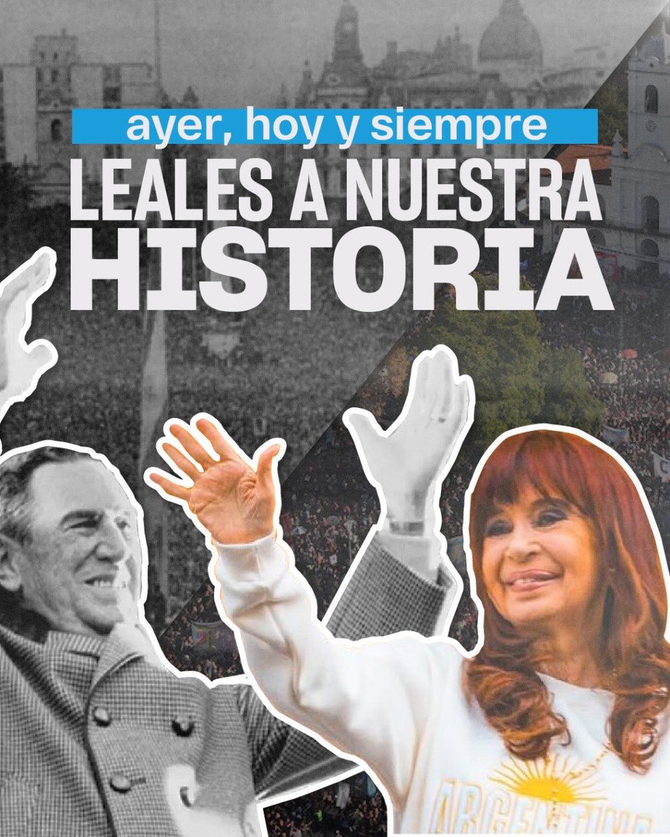 Hace 80 años una oleada de trabajadores desbordo las calles de la Ciudad de Buenos Aires demostrando la lealtad del pueblo a aquellos que luchan por su dignidad. 

Ayer como hoy, la oligarquía y los vende patrias, en complicidad con la casta judicial, vuelven a perseguir a